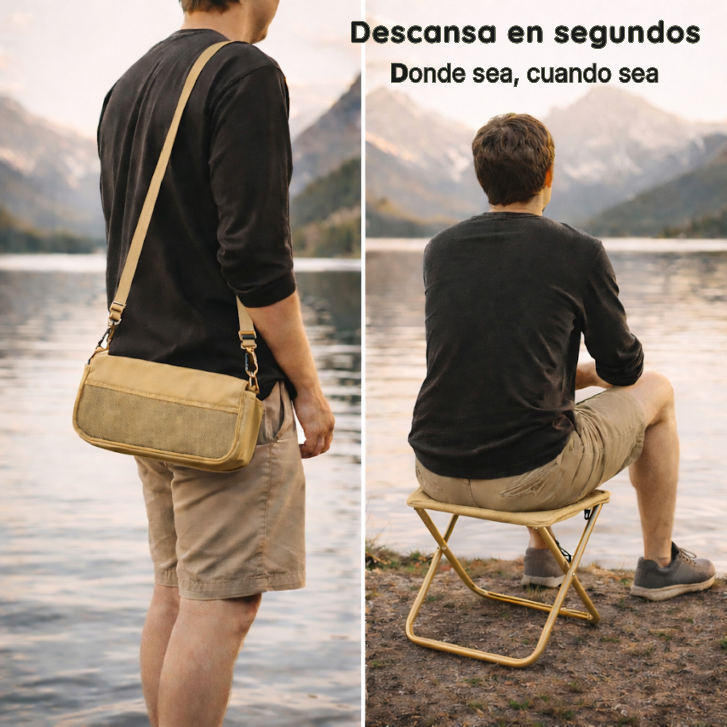 SitPack – Silla portátil 2 en 1